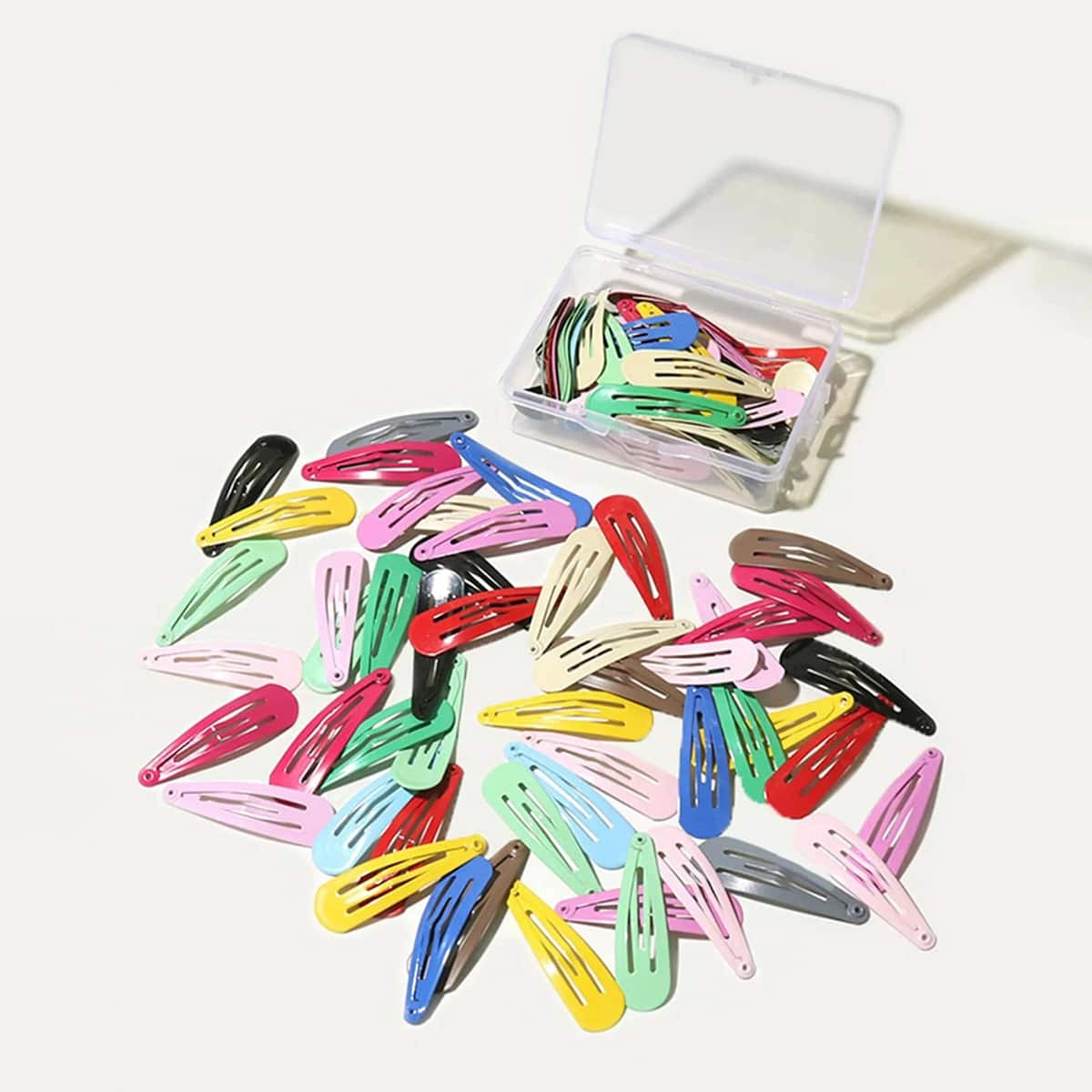 

50pcs Colorful Hair Clip, Multicolor