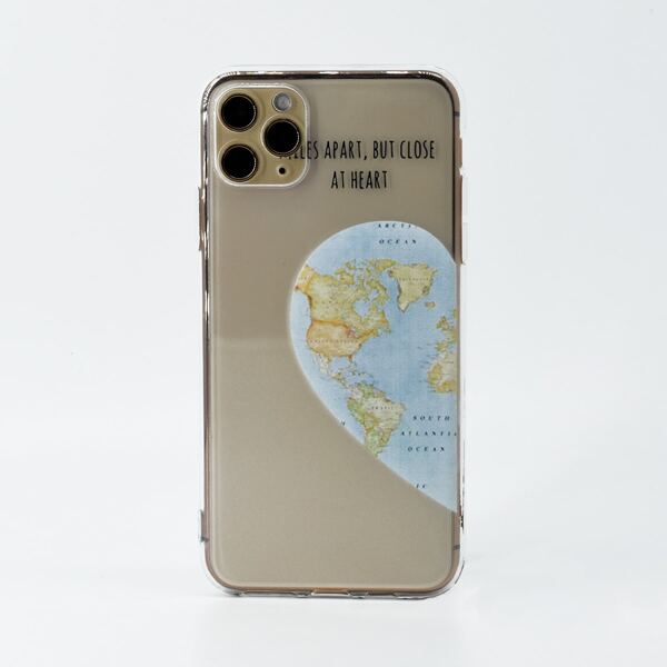 

Map Print Clear Phone Case