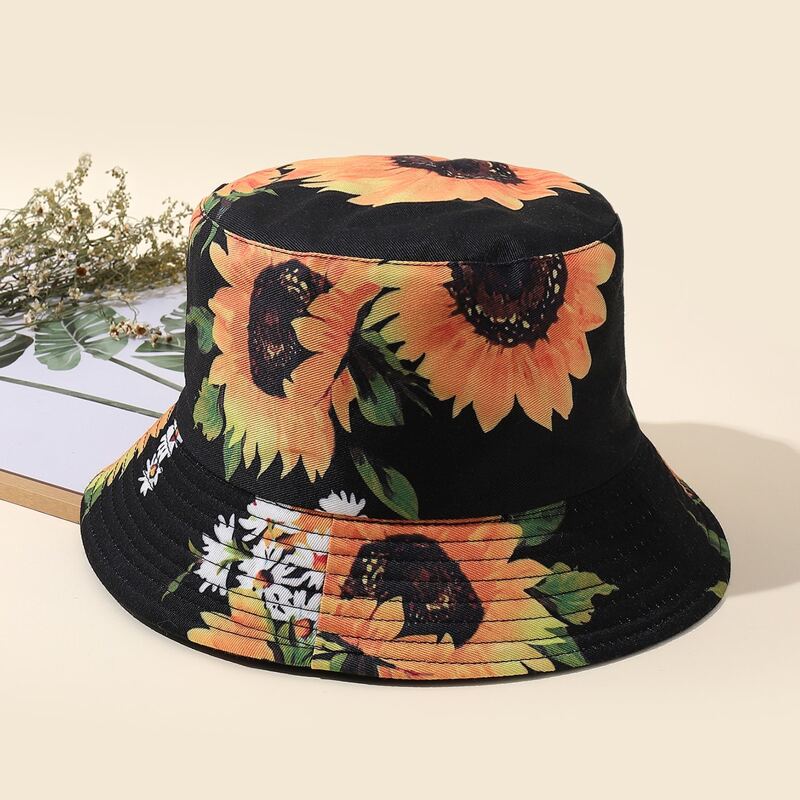 

Floral Print Bucket Hat, Multicolor