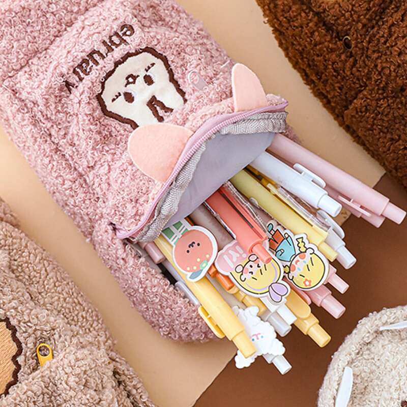 

1pc Cartoon Design Random Pencil Bag, Multicolor