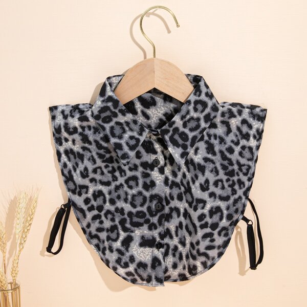 

Leopard Dickey Collar, Multicolor