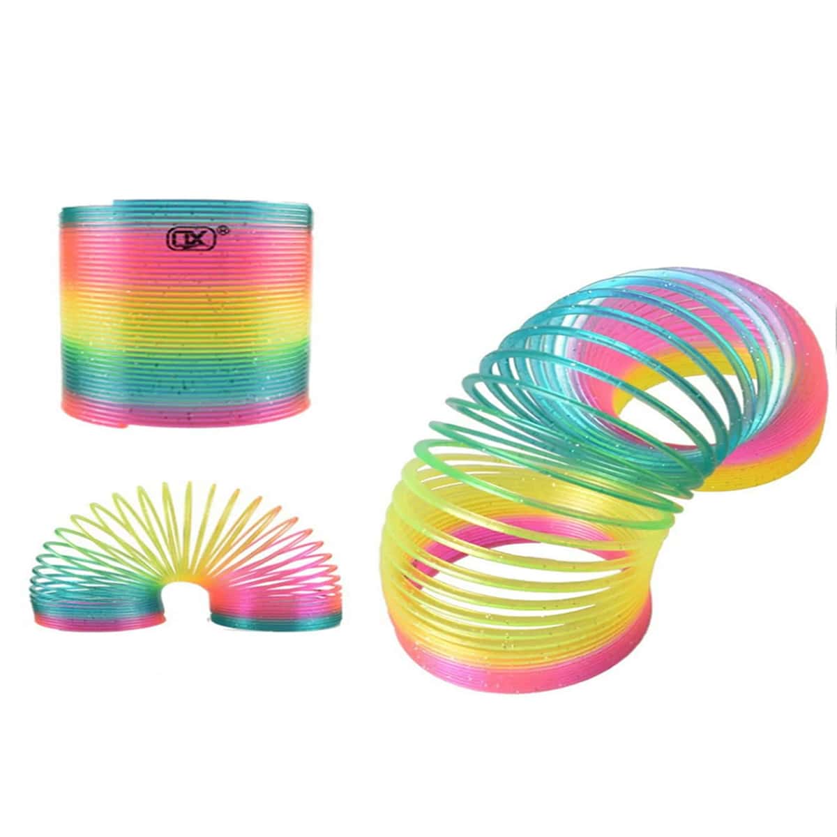 

1pc Rainbow Circle Spring, Multicolor
