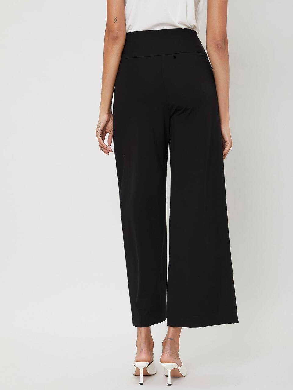 VISCOSE WIDE LEG PANTS
