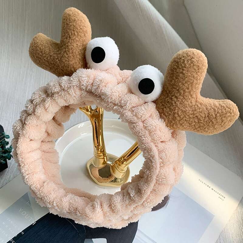 

1pc Cartoon Crab Bath Headband, Multicolor