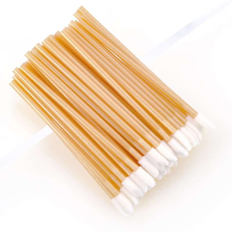

50pcs Disposable Lip Brush, Gold