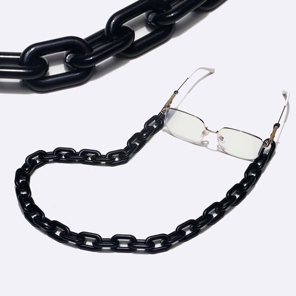 

Acrylic Glasses Chain, Black