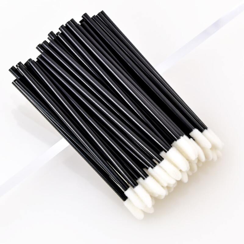 50pcs Disposable Lip Brush, Black