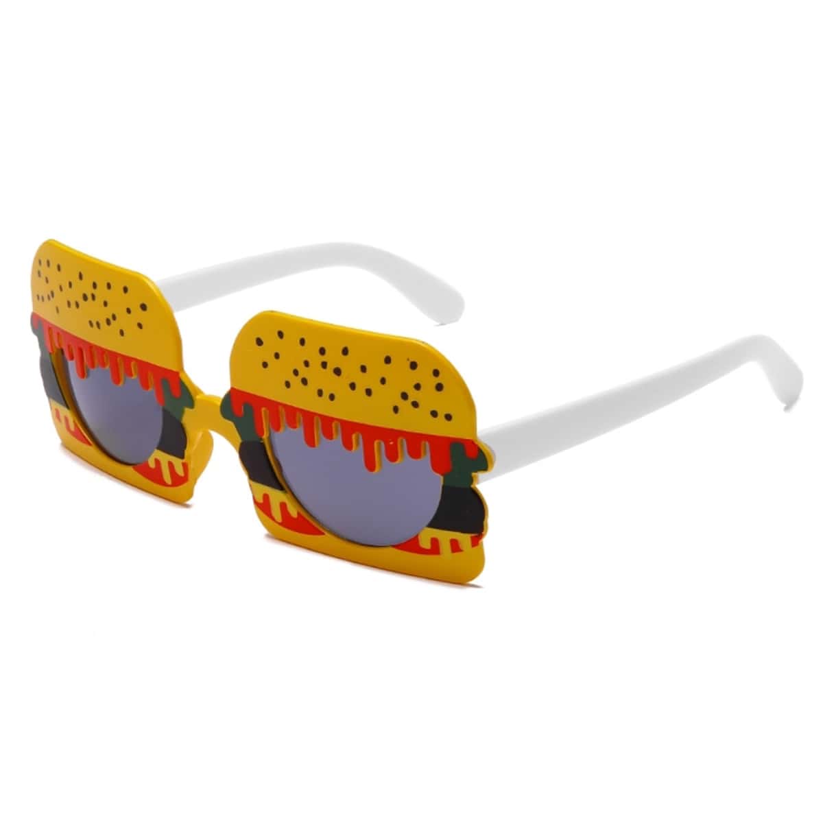 

Hamburger Shaped Funny Party Glasses, Yellow