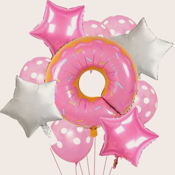 

10pcs Decorative Balloon Set, Multicolor