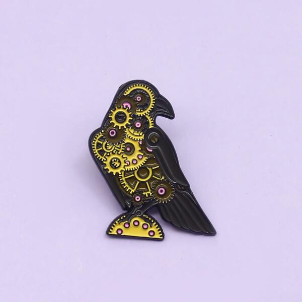 

Kids Bird Shaped Brooch, Multicolor