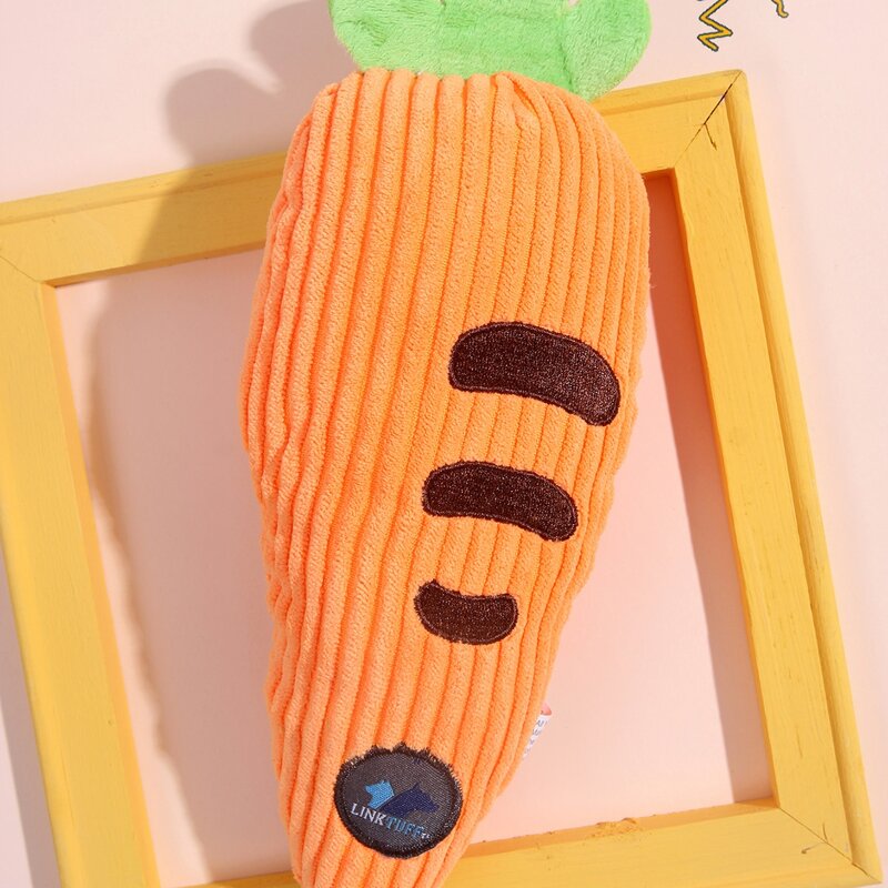 

Carrot Shaped Pet Sound Toy, Orange