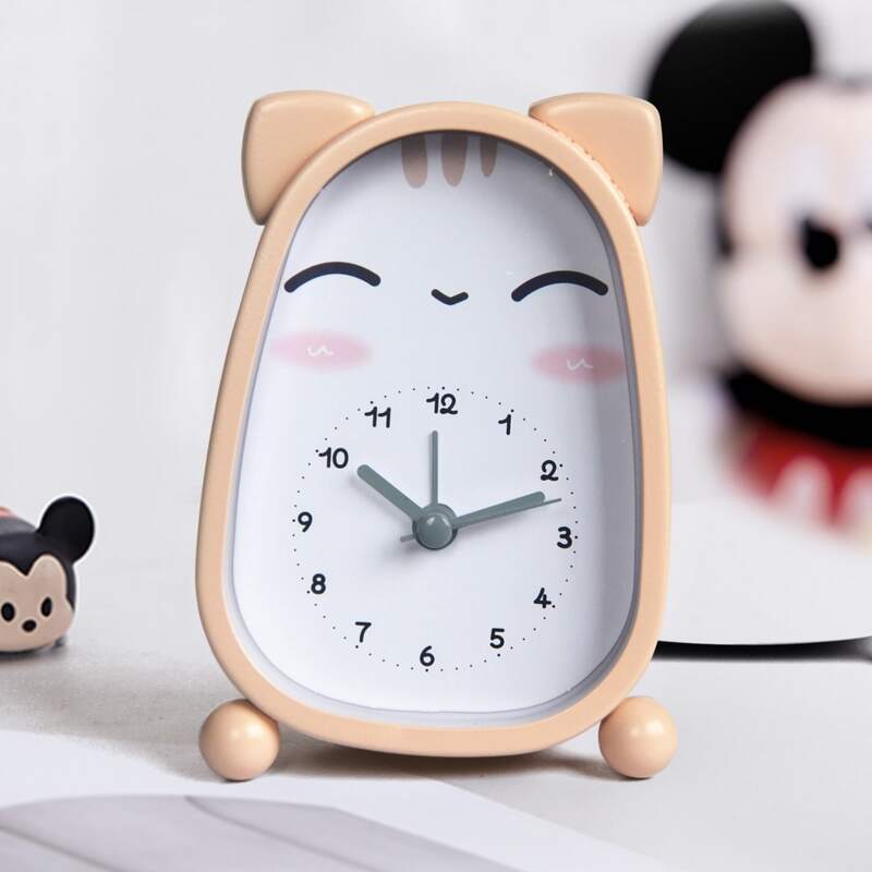 

Cartoon Graphic Alarm Clock, Khaki