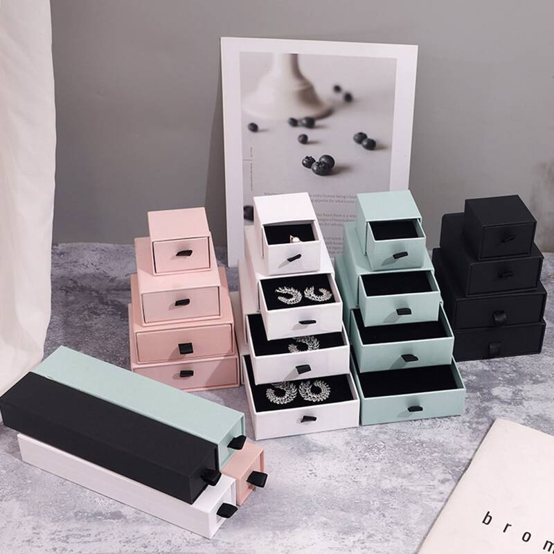 

5pcs Random Jewelry Packaging Box, Multicolor