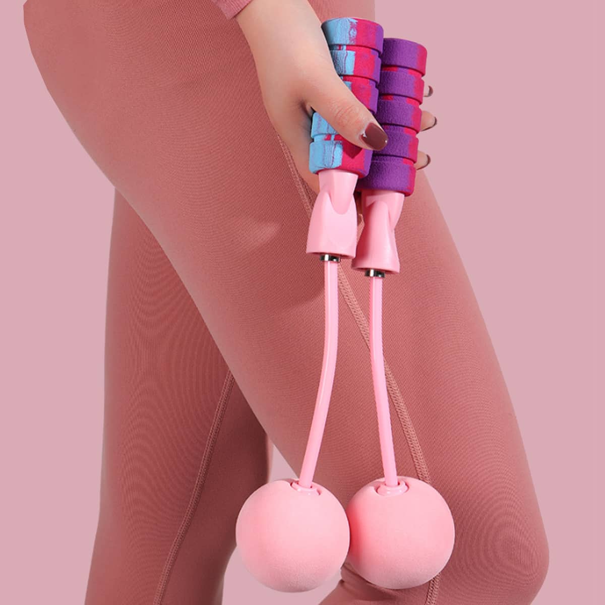 

Weight-bearing Cordless Skipping Rope, Pink