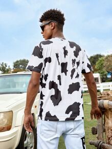 Manfinity Tops Nam Thú vật Giải trí - Đen và trắng - Xem 2