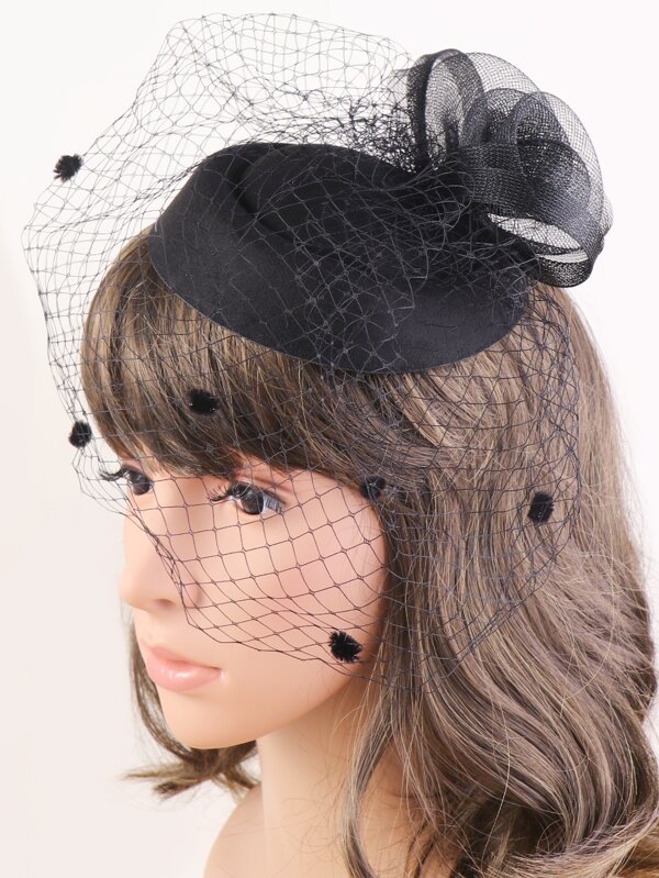 Birdcage Veil Hair Clip SHEIN USA