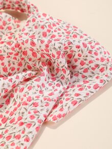 5pcs Floral Print Hair Band Boho - Multicolor - View 4