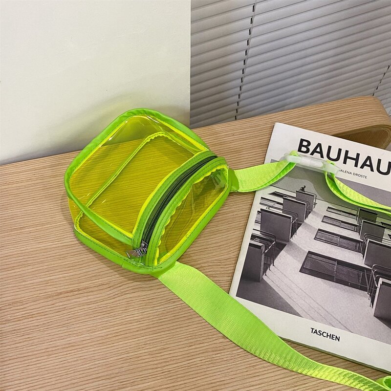 

Solid Clear Fanny Pack, Green