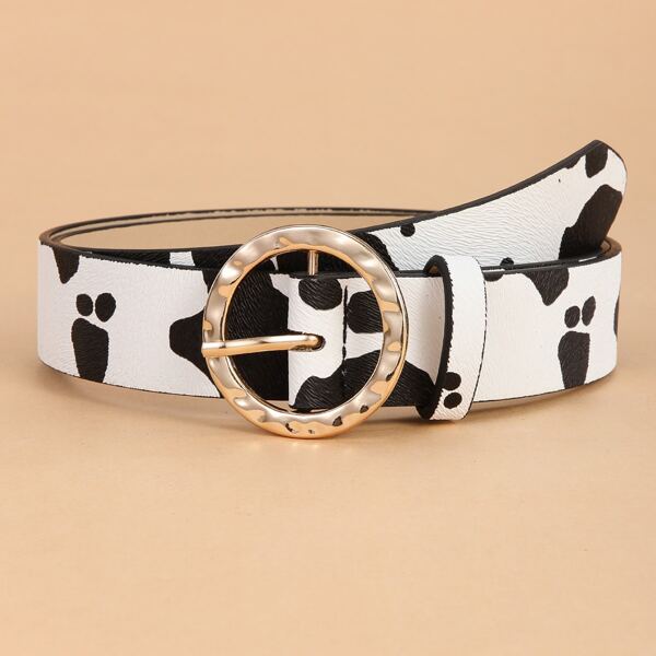 

Cow Print Belt, Multicolor
