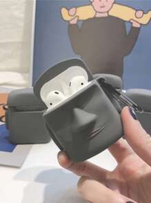 苹果石像形外壳，适用于 Airpods - 灰色 - 查看 2
