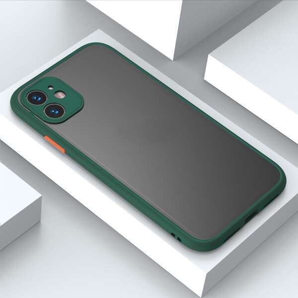 

Plain Anti-fall Phone Case, Dark green
