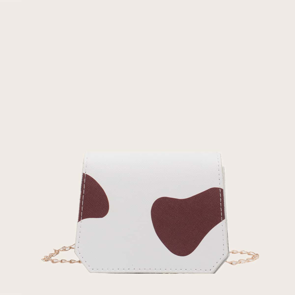 

Cow Print Mini Crossbody Bag, Multicolor