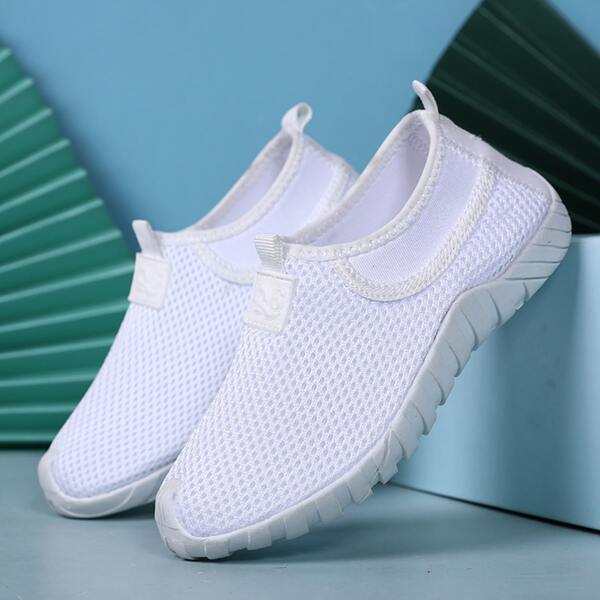 

Boys Slip On Sneakers, White