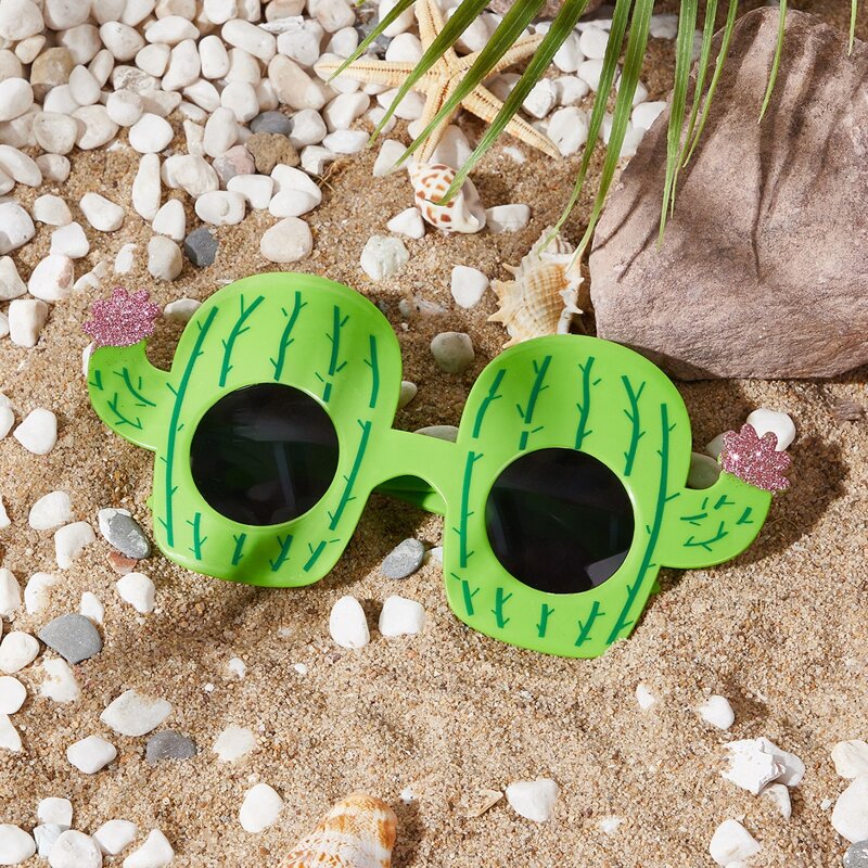 

Cactus Shaped Funny Party Glasses, Green