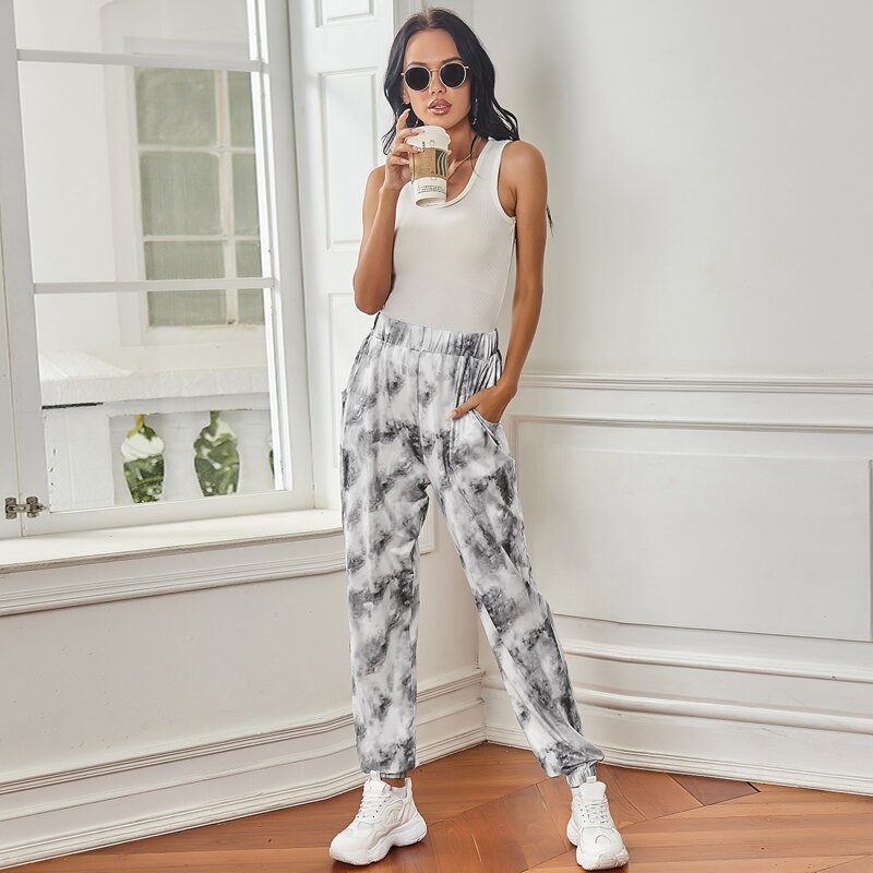 

Tie Dye Sweatpants, Grey