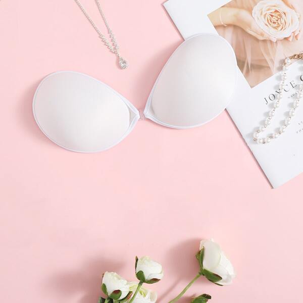 

Plus Self-adhesive Bra, White