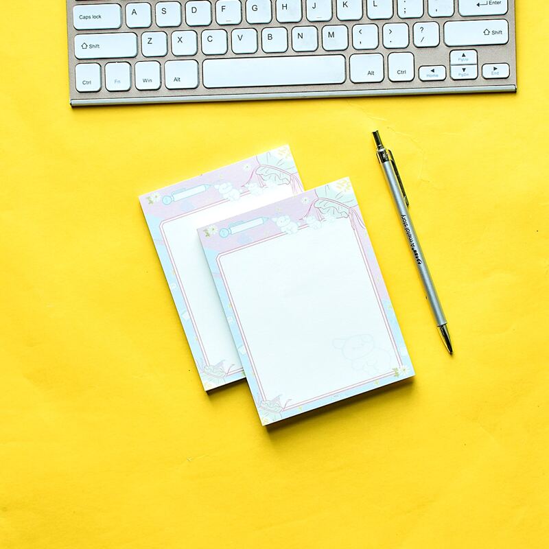 

1pc Cartoon Graphic Memo Pad, Multicolor
