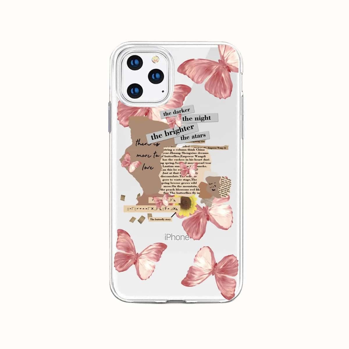 

Butterfly Pattern Phone Case, Multicolor