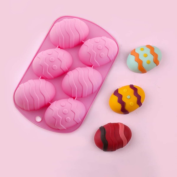 

1pc Easter Egg Design Mold, Pink
