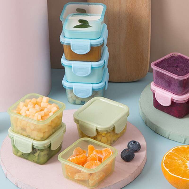 

1pc Random Color Food Storage Box, Multicolor