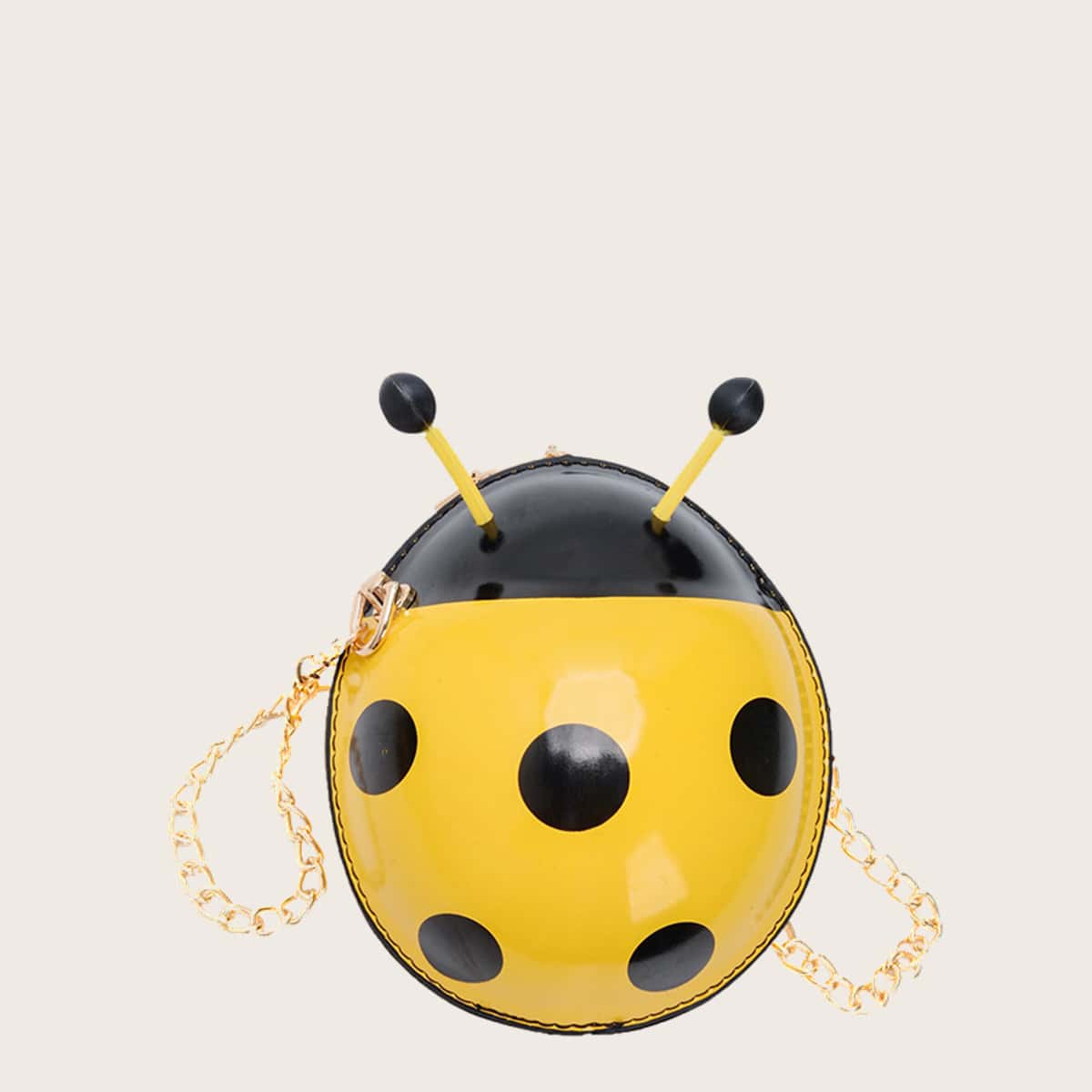 

Ladybug Chain Crossbody Bag, Yellow