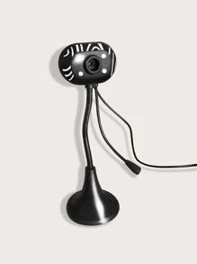 Desktop HD Computer Video Camera - Black and White - View 2