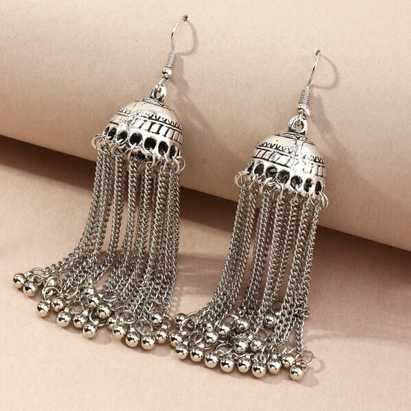 

Jhumka серьги-подвески, Античное серебро