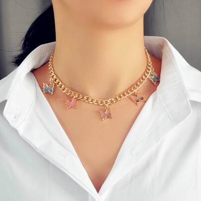 Butterfly Charm Necklace