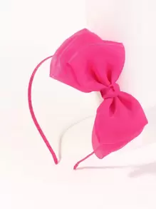 Toddler Girls Bow Decor Hair Hoop