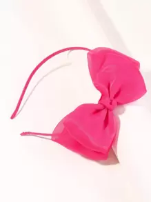 Toddler Girls Bow Decor Hair Hoop