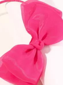 Toddler Girls Bow Decor Hair Hoop