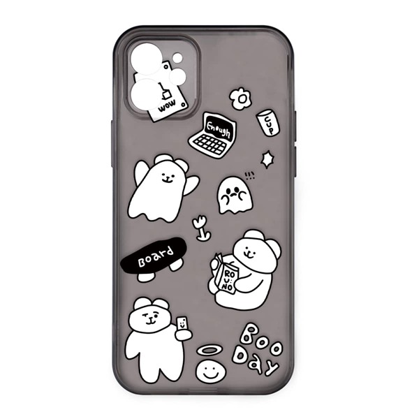 

Cartoon Graphic Phone Case, Multicolor