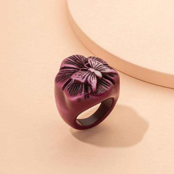 

Butterfly Design Ring, Multicolor