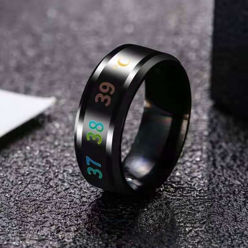 

Guys 1pc Thermochromic Ring, Black
