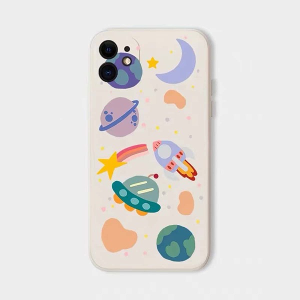 

Cartoon Space Phone Case, Multicolor