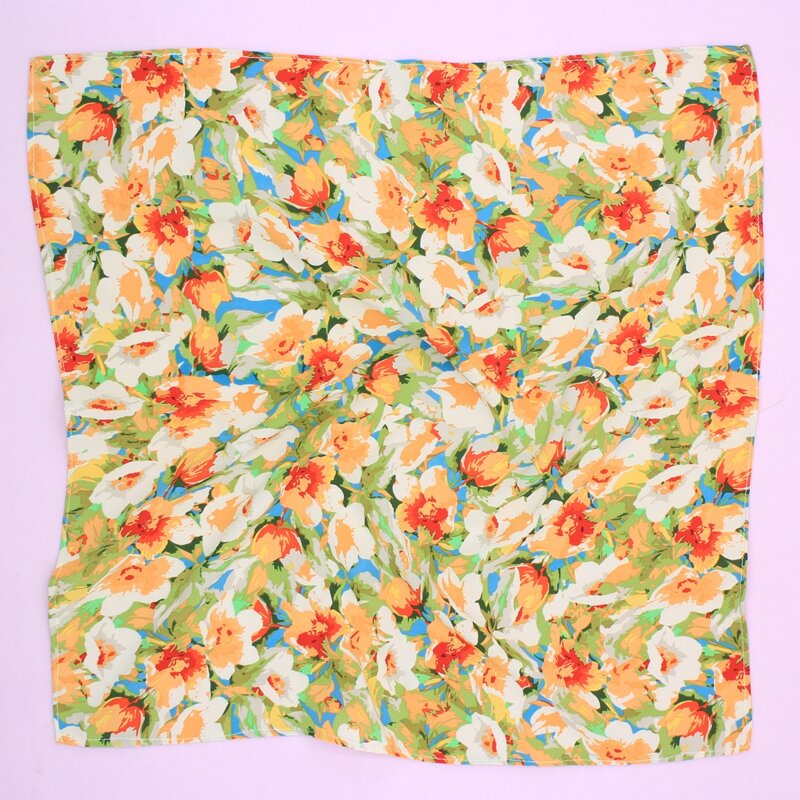 

Floral Pattern Bandana, Multicolor