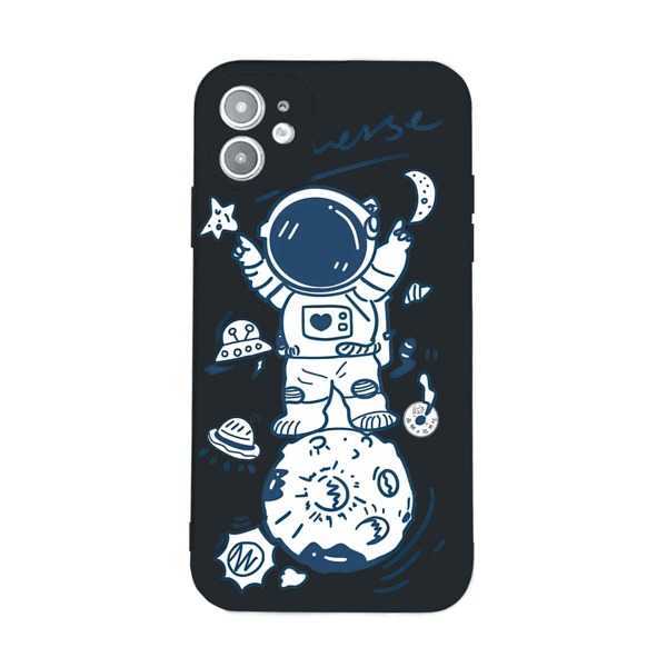 

Cartoon Astronaut Phone Case, Multicolor