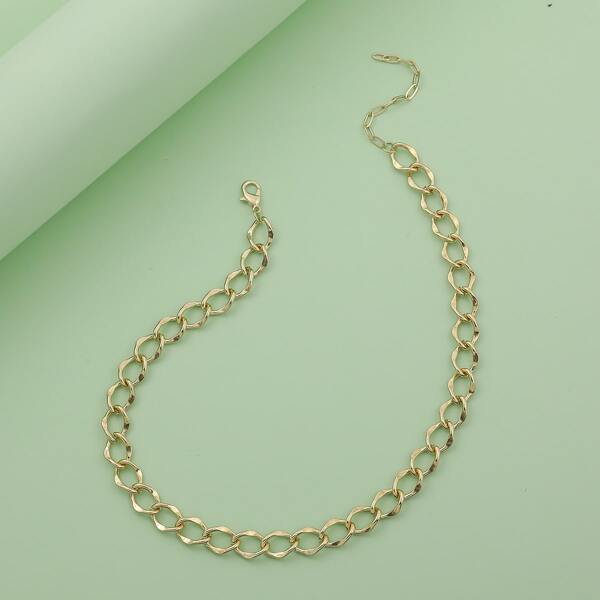 

Simple Chain Necklace, Gold
