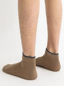 8pairs Men Minimalist Ankle Socks - Multicolor - View 3