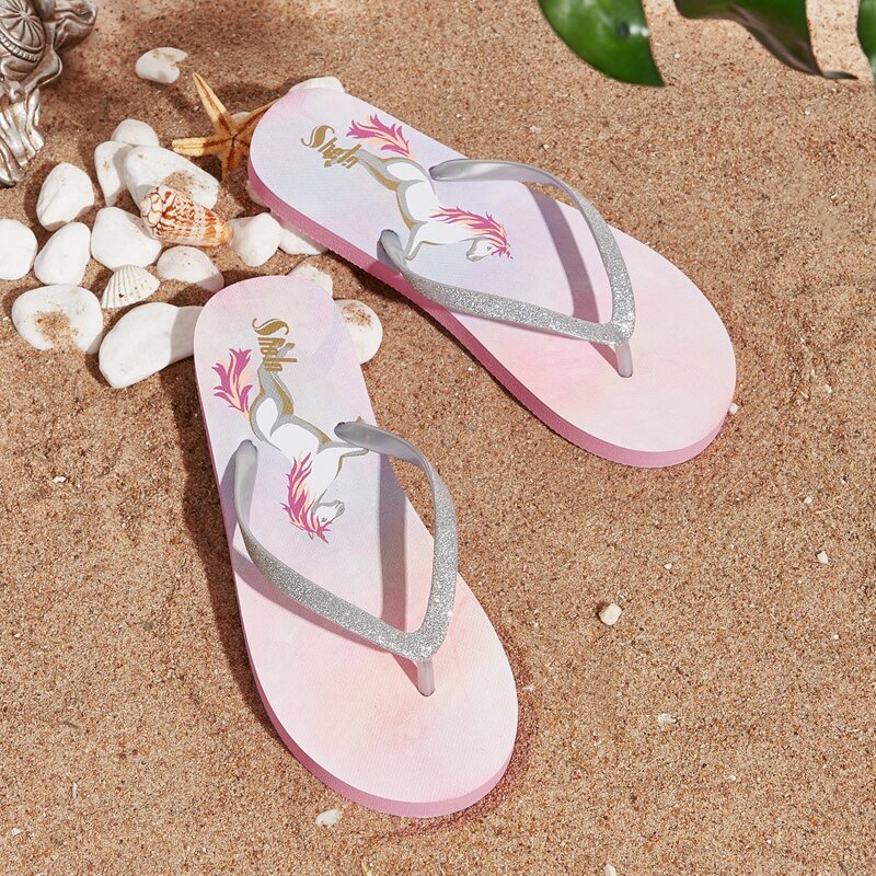 

Glitter Flip Flops, Pink